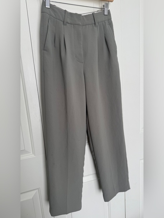 Wilfred Pants - Wilfred Gray High-Rise Wide-Leg Trousers